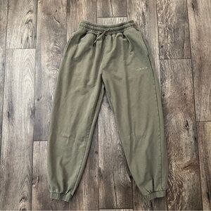 Arminta 100% Cotton Sweatpants  Women’s Size M Green